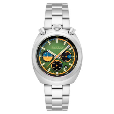 Cadola Testa Di Toro Chronograph in Pine Racer #CD-1058-44