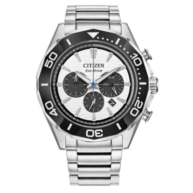 Citizen Endeavor Eco-Drive Chronograph with White Dial #CA4730-59A