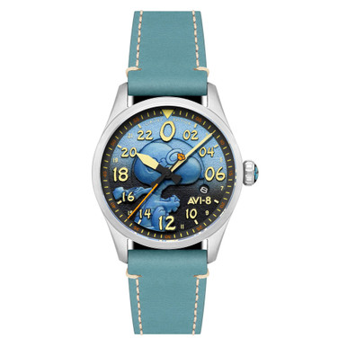 AVI-8 Peanuts Snoopy Flying Ace 24 LE Watch in Azure Blue #AV-4150-03