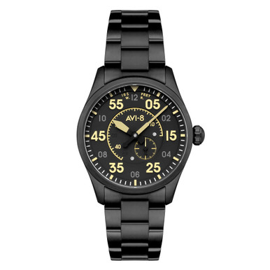 AVI-8 Spitfire Type 300 Automatic with Black Eclipse Display Dial