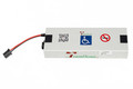 Silver, 420-wh "Long Ranger" battery. Not for airline use.