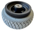 LEFT WHEEL FOR THE BELT DRIVE SCOOTER.
