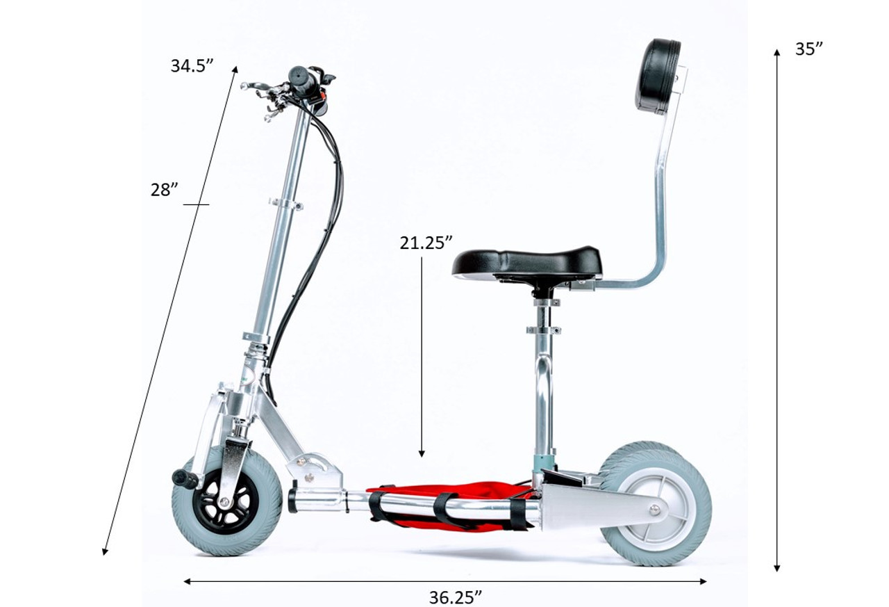 The worlds lightest lightweight folding scooter