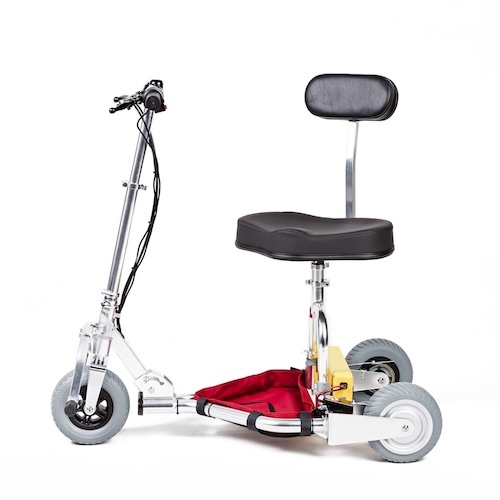 The world's lightest folding mobility scooter for travel.