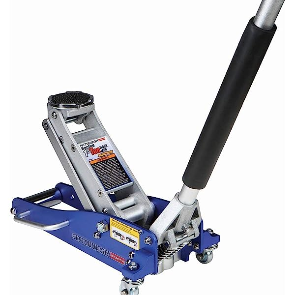 PITTSBURGH AUTOMOTIVE 1.5 TON ALUMINUM JACK LOW PROFILE WITH RAPIDPUMP