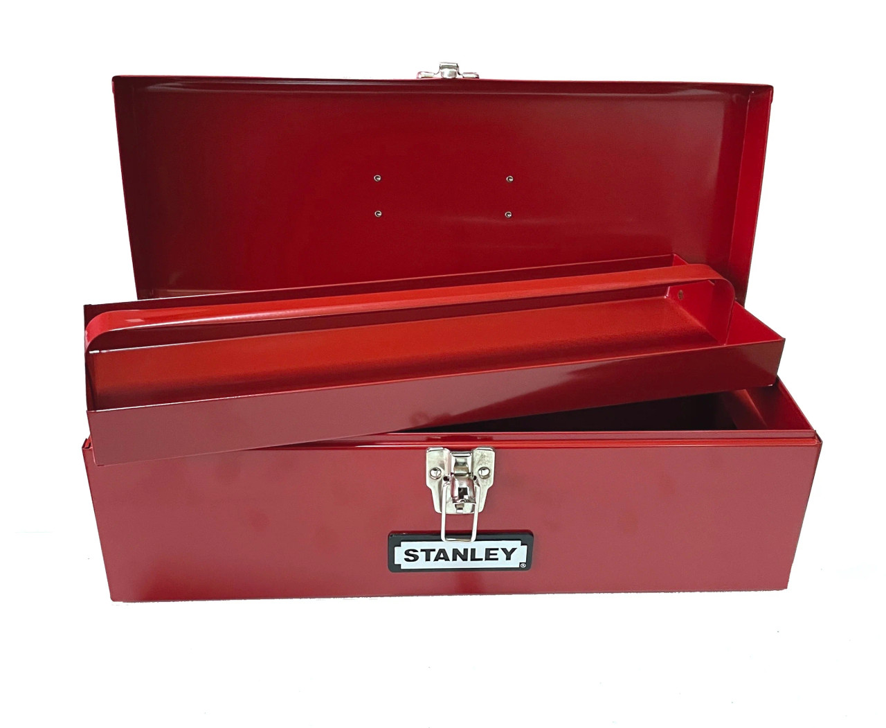 STANLEY METAL TOOL BOX W/TRAY 19WIDTH X 7HEIGTH