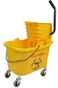 LAVEX 35 AQT MOP BUCKET WITH WRINGER/YELLOW