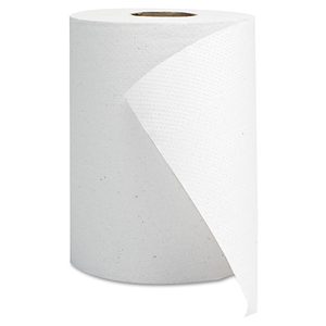 PRO-BRANDS ROLL TOWEL 8*350 WHITE HARDWOUND