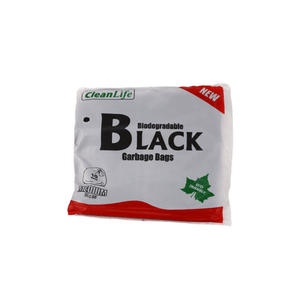 CLEAN LIFE GARBAGE BAGS 25 PCS PER ROLL (BLACK) (M)