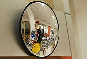 MIRROR CONVEX 30" W / BRACKET & EXTENSION ARM