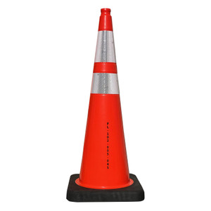 Road Safety Cone Orange with Reflective 36"