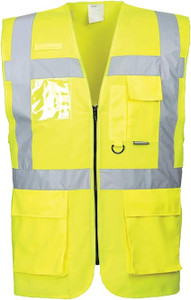 PORTWEST BERLIN HI-VIS EXECUTIVE VEST-XL