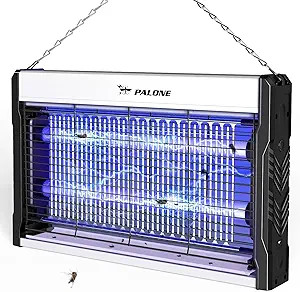 PALONE Electric Bug Zapper 3200V Mosquito Zapper Killer Indoor Insect Killer with Hanging Chain ...