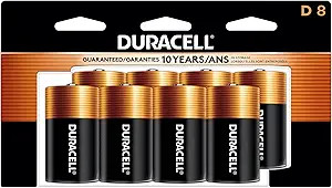 DURACELL D TYPE BATTERY 1.5 VOLT