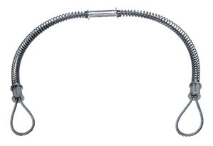 KURIYAMA WC-2 WHIPCHECK SAFETY CABLE, HOSE-TO-HOSE, 1-1/2" TO 3" HOSE ID, 1/4" DIAMETER, 125 PSI
