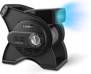 LASKO HIGH VELOCITY PIVOTING UTILITY BLOWER FAN