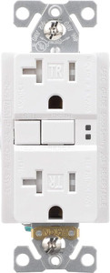 Eaton GFCI Self-Test 20A -125V Tamper Resistant Duplex Receptacle (3-Pack), White