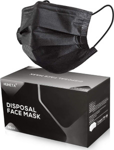 3 PLY BLACK SURGICAL MASK PK OF 50