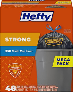 HEFTY GARBAGE BAGS JUMBO