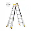 22 ft. Reach Aluminum Multi-Position Ladder w/ Project Bucket, Tool Hangers, 300 lbs. Load Capacity, Type 1A Duty Rating