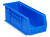 PLASTIC STACKABLE BIN (BLUE) - 11 IN. X 4 IN. X 4 IN.