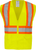 IRONWEAR LIME SAFETY VEST ZIPPER/SILVER REFLECTIVE TAPE