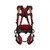 FULL BODY HARNESS, 4 RINGS, DIELECTRIC, WITH LUMBAR BELT, ANSI Z359.11, VANGARD