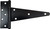 10" PAIR T-HINGES