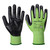 PORTWEST GREEN CUT 5 NITRILE FOAM GLOVE SIZE- M
