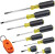 KLIEN TOOL ASSORTED SCREWDRIVER SET WITH CUSHION GRIP HANDLES (8-PIECE)