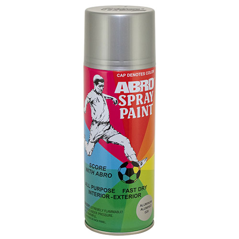 ABRO ALUMINUM SPRAY PAINT 400ML