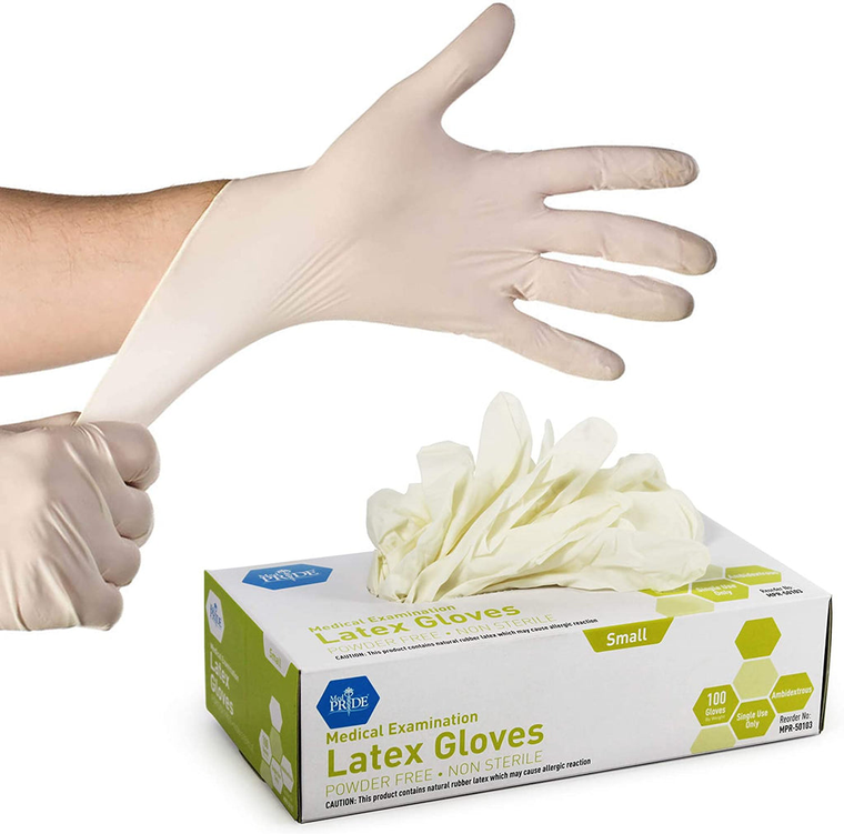 MED PRIDE MEDICAL EXAMINATION NITRILE GLOVE, 100 GLOVES PER BOX