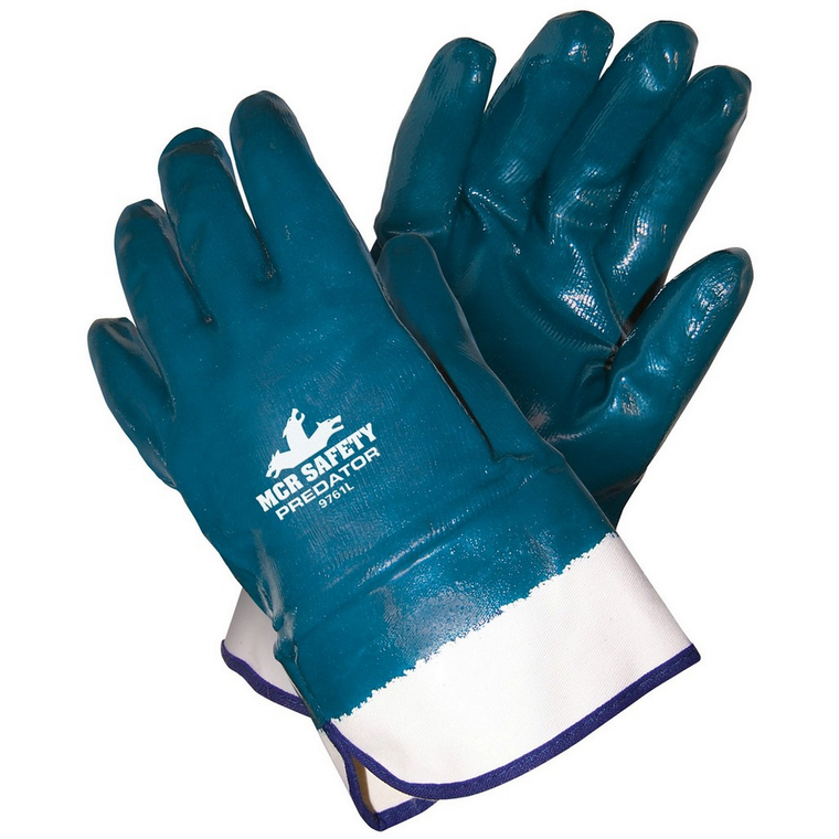 PREDATOR, FULLY COATED NITRILE, JERSEY LINING, SAFETY CUFF, ACTIFRESH TREATED 9761