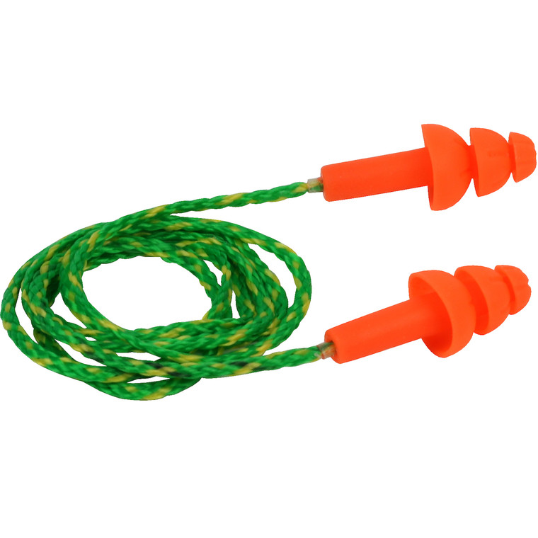 PROTECTIVE INDUSTRIAL PRODUCTS RE-USABLE CORDED EAR PLUGS - PAIR