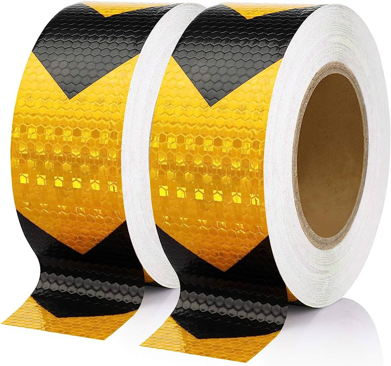 ARROW BLACK GOLDEN YELLOW REFLECTIVE TAPE