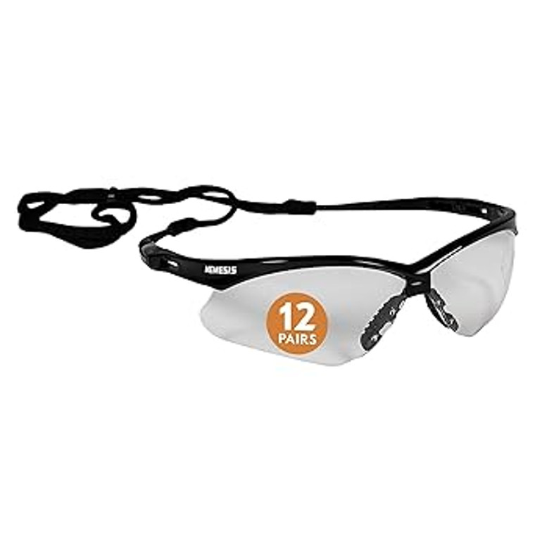 JACKSON NEMESIS CLEAR, ANTI-FOG, ANTI-SCRATCH SAFETY GLASSES