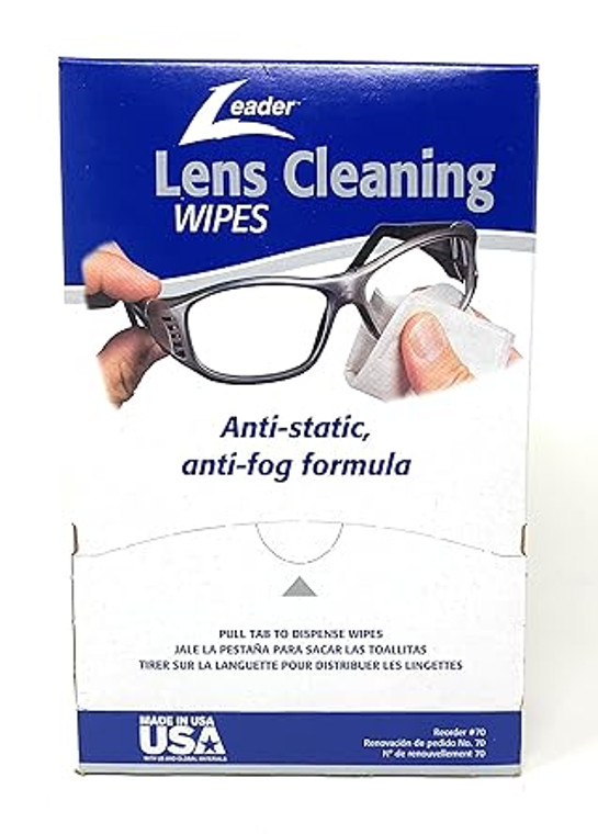 LEADER LENS CLEANING STATION ANTI-STATIC, ANTI-FOG FORMULA