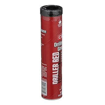 CRC EXTREME PRESSURE GREASE: DRILLER RED GREASE, 14 OZ, CARTRIDGE, NLGI 2, LITHIUM COMPLEX THICK...