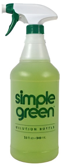 SIMPLE GREEN EMPTY DILUTION BOTTLE WITH TRIGGER SPRAY 32.OZ