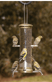 Aspects Small Antique Brass Quick Clean Thistle Bird Feeder