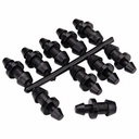 Rain Drip Goof Hole Plugs, Plastic, 20-Pk.