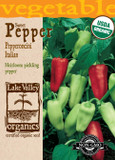 Pepper Sweet Pepperoncini Italian Organic