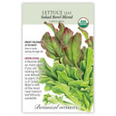 Lettuce Seeds, Salad Bowl Blend, Organic