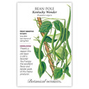 Bean Seeds, Kentucky Wonder, Pole