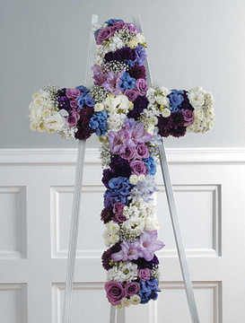 Lavender Grace Standing Cross