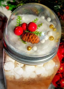 Hot Coco Snow Globe Craft