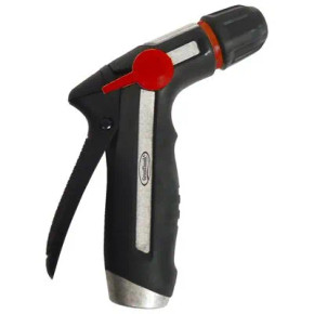 Water Nozzle, Rear-Trigger, Comfort-Grip, Adjustable Spray