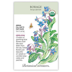Borage Seeds, Organic Borage Seeds, Organic