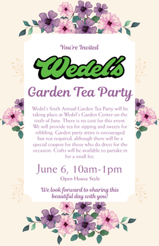 Garden Tea Party Attendee (11am - 12pm)