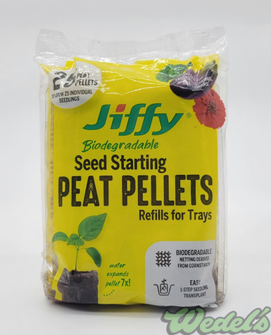 PEAT PELLET REFIL BAG OF 25 JIFFY-7'S